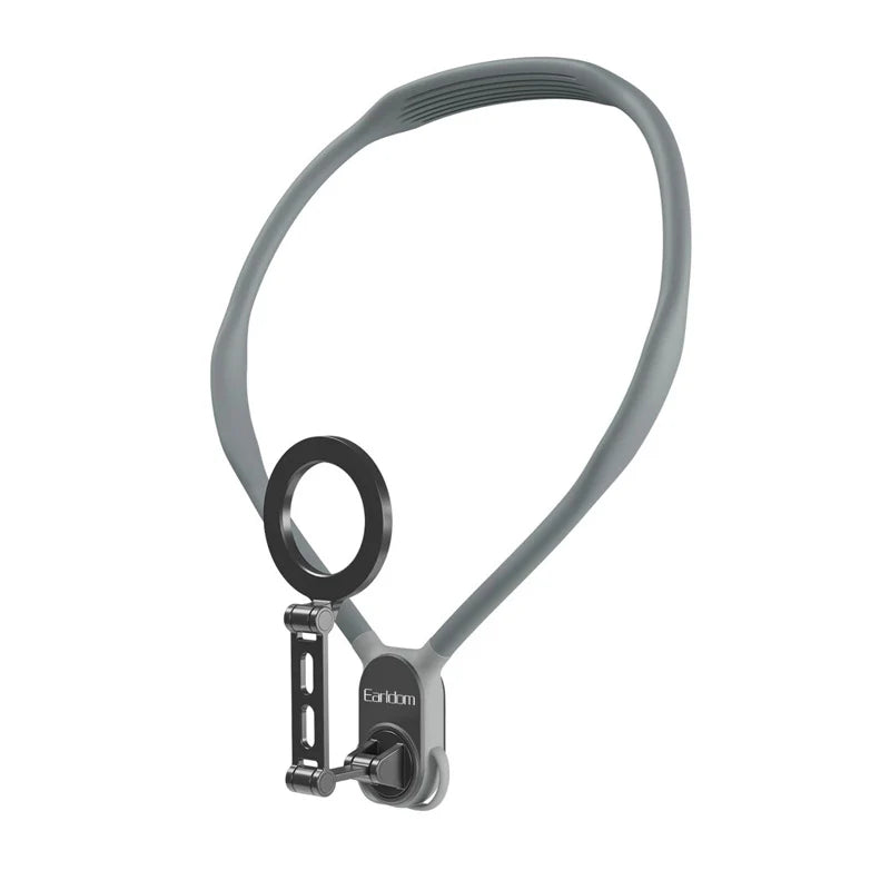 Earldom EH285 360 Degree Adjustable Neck Strap Magnetic Phone Holder - Black - Saif Al Najmi Kw